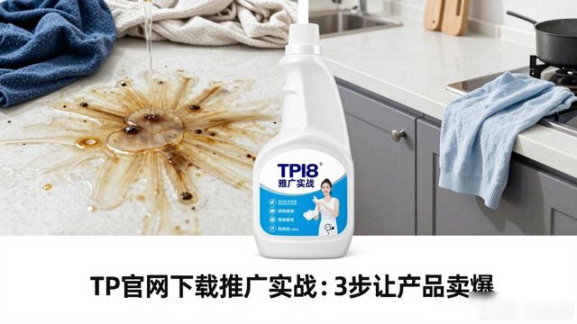 TP官网下载推广实战：3步让产品卖爆